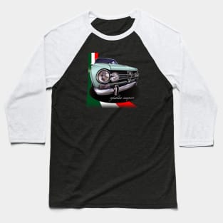 Alfa Romeo Giulia Super Tricolour Design Baseball T-Shirt